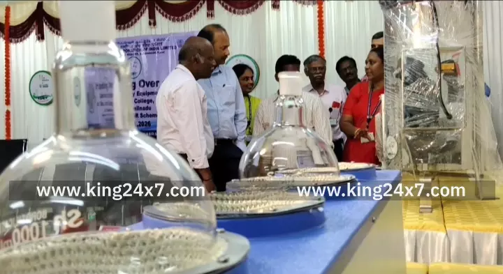 ரூபாய் சுமார் பத்து லட்சம் மதிப்பில் பவர் கிரீட் CSR நிதியில் கரூர் அரசு கலைக் கல்லூரியில் ஊட்டச்சத்து மற்றும் ஆய்வகம் திறப்பு விழா நடைபெற்றது. ரூபாய் சுமார் பத்து லட்சம் மதிப்பில் பவர் கிரீட் CSR நிதியில் கரூர் அரசு கலைக் கல்லூரியில் ஊட்டச்சத்து மற்றும் ஆய்வகம் திறப்பு விழா நடைபெற்றது.