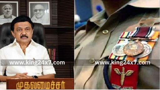 44 காவல்துறை அதிகாரிகளுக்கு பதக்கங்கள் வழங்கப்படும்: முதலமைச்சர் மு.க.ஸ்டாலின் அறிவிப்பு!