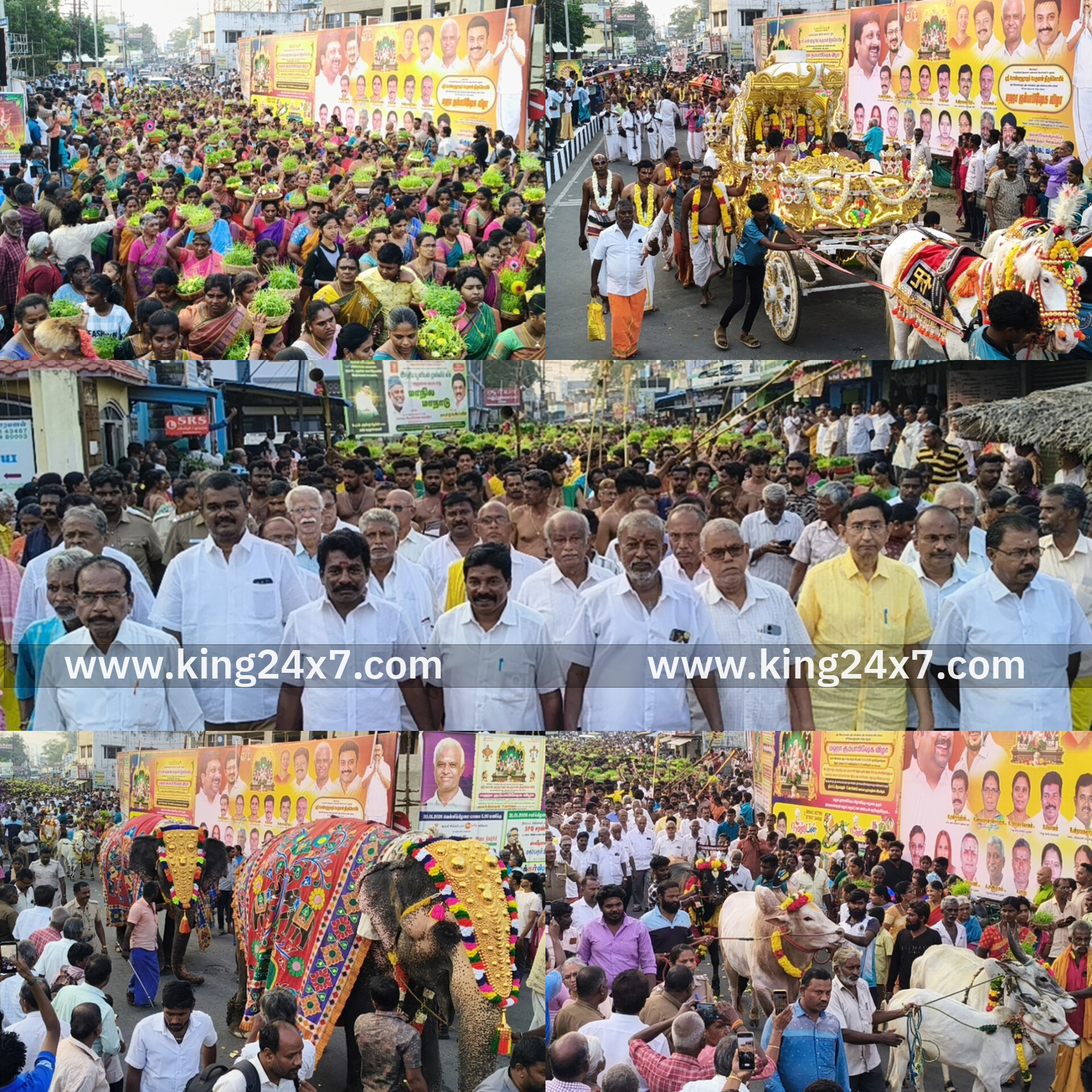 ராசிபுரம் பொன் வரதராஜ பெருமாள் கோவில் கும்பாபிஷேக விழாவை முன்னிட்டு ஆயிரத்திற்கும் மேற்பட்ட பொதுமக்கள் முளைப்பாரி எடுத்து ஊர்வலம்...