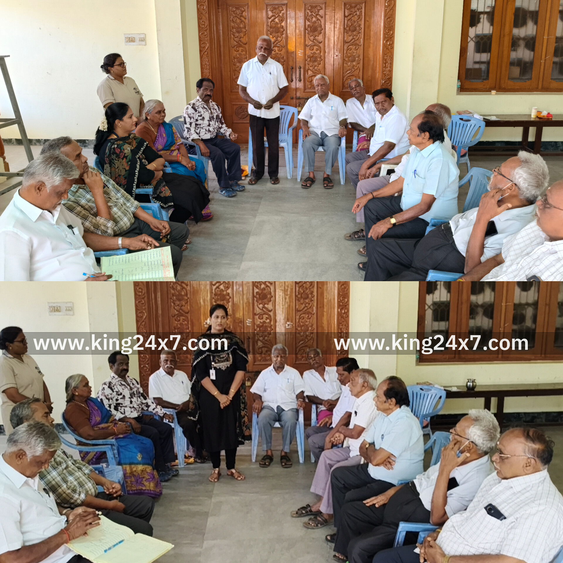 ராசிபுரத்தில் ஓய்வு பெற்ற அலுவலர் சங்க மாதாந்திர கூட்டம் நடைபெற்றது...