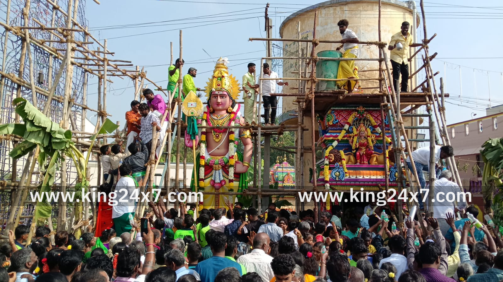 புலித்தாங்கல் கிராமத்தில் நாகலம்மன் ஆலயம் மற்றும் 19 அடி ஸ்ரீ பாலமுருகன் சிலை மகா கும்பாபிஷேக விழா