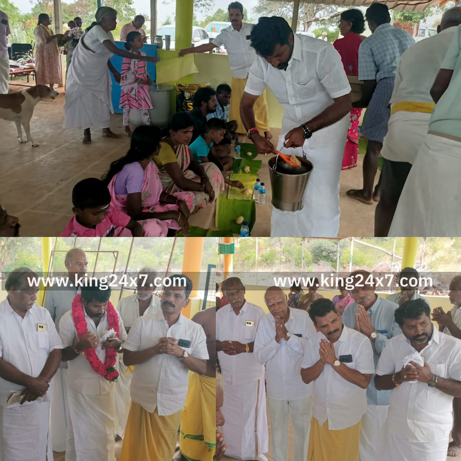 தலைமலை கிரிவலம் வந்த பக்தர்களுக்கு அன்னதானம்!-புதுக்கோட்டை பாஜக மேற்கு மாவட்ட தலைவர் N.ராமச்சந்திரன் வழங்கினார்