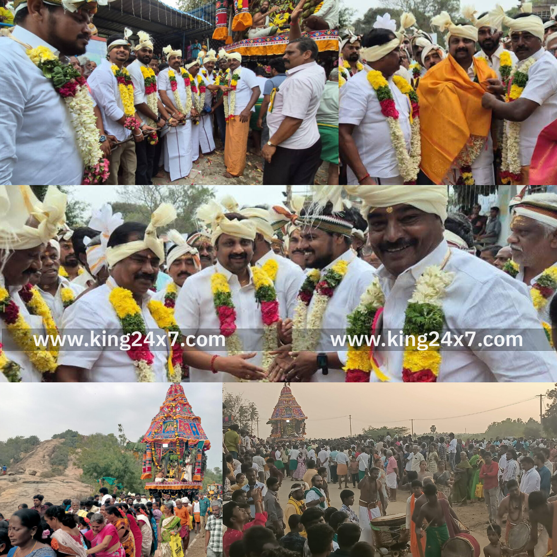 கூலிப்பட்டி கந்தகிரி பழனியாண்டவர் முருகன் கோவிலில் தேரோட்டம் - தைப்பூச நாளில் கோலாகலம்...!