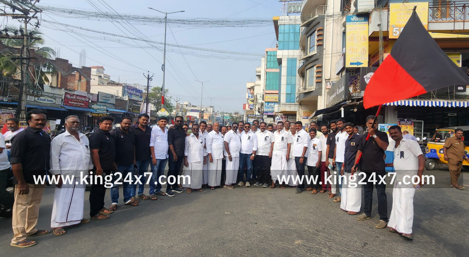 தி.மு.க. சார்பில் அண்ணா  நினைவு நாள் அனுஷ்டிப்பு