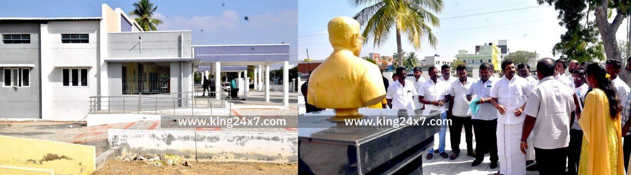 தமிழ்நாடு முதலமைச்சர் மு.க ஸ்டாலின்  வருகின்ற 13.02.2026 அன்று  டாக்டர் ப.சுப்பராயன் முன்னாள் முதலமைச்சர் மார்பளவு சிலையுடன் கூடிய அரங்கத்தினை திறந்து வைக்கவுள்ளார் எம்.பி கே.ஆர்.என்.இராஜேஸ்குமார் தகவல்.