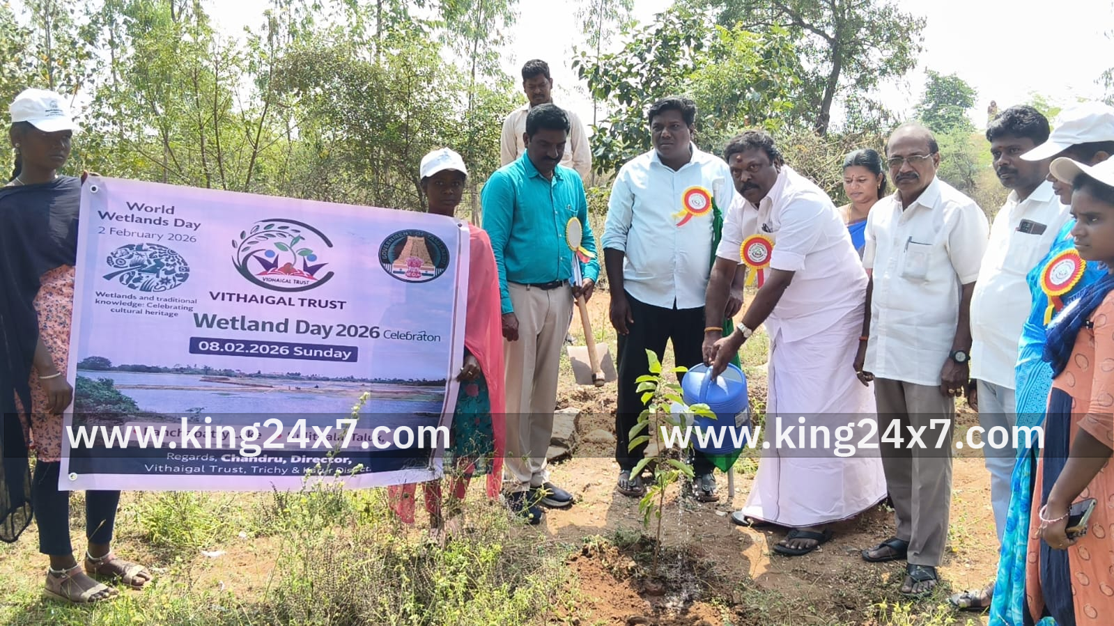 பஞ்சப்பட்டி ஏரியில் உலக ஈரநில  தின விழிப்புணர்வு நிகழ்ச்சி