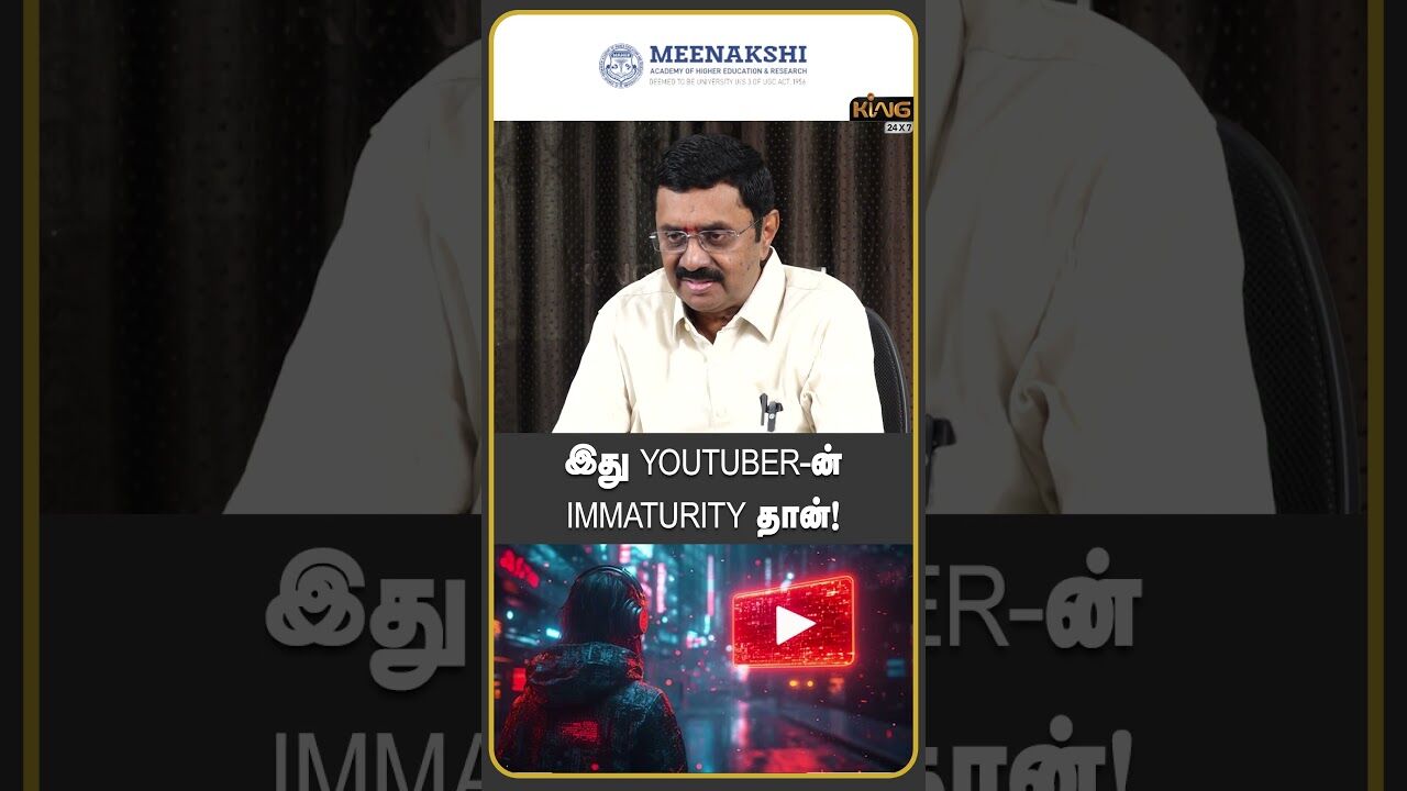 இது Youtuber ன் Immaturity தான்! |Raj Kumar Latest about Social Media Influencers Scam